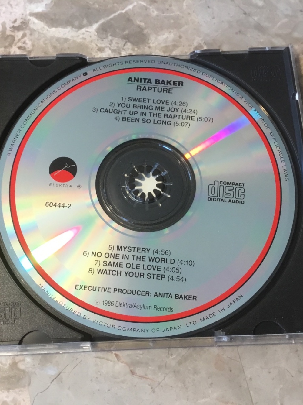 Anita Baker Rapture (CD) - Picture 3 of 4